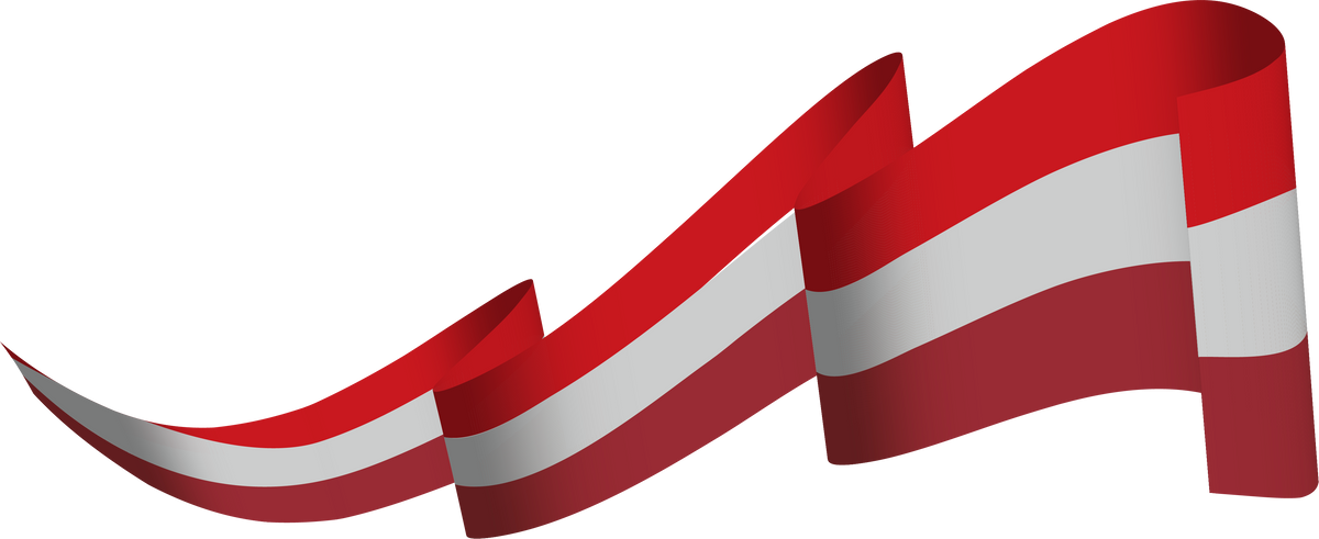 Peru flag ribbon