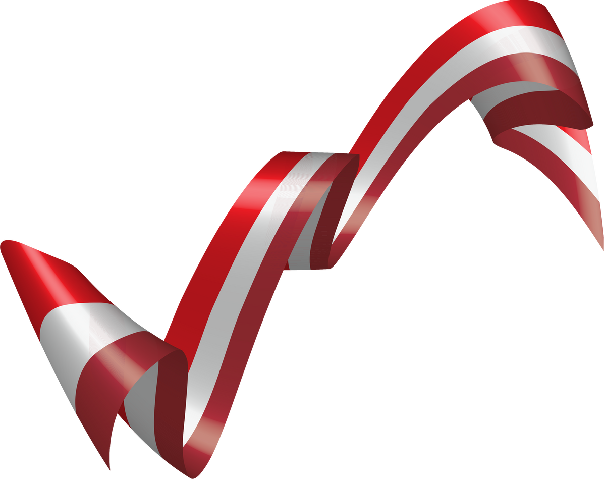 Peru flag ribbon