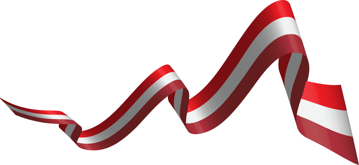 Peru flag ribbon