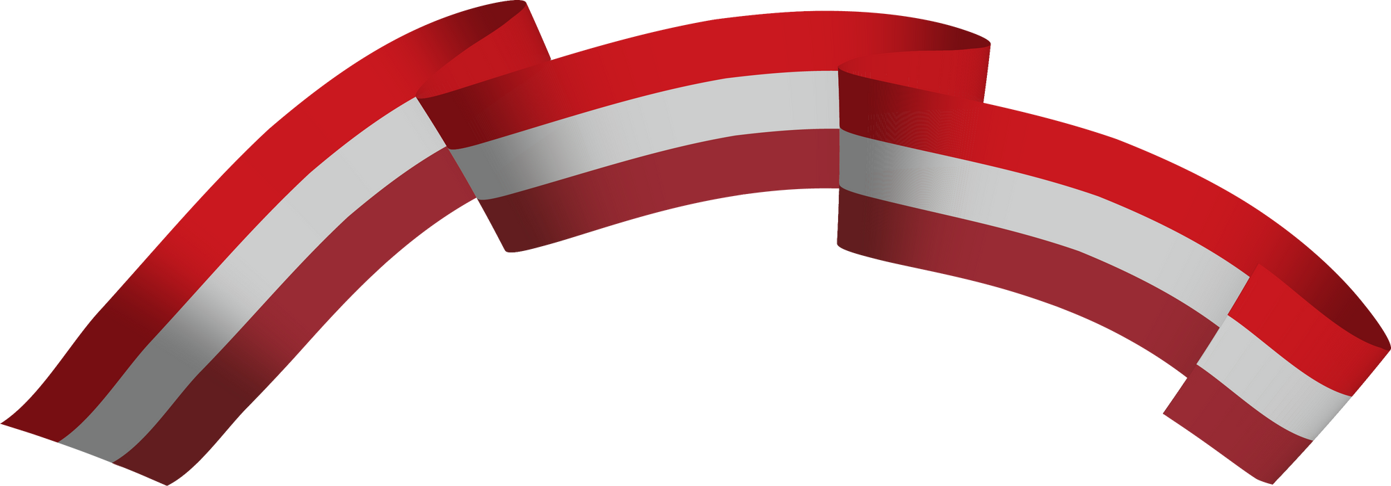 Peru flag ribbon