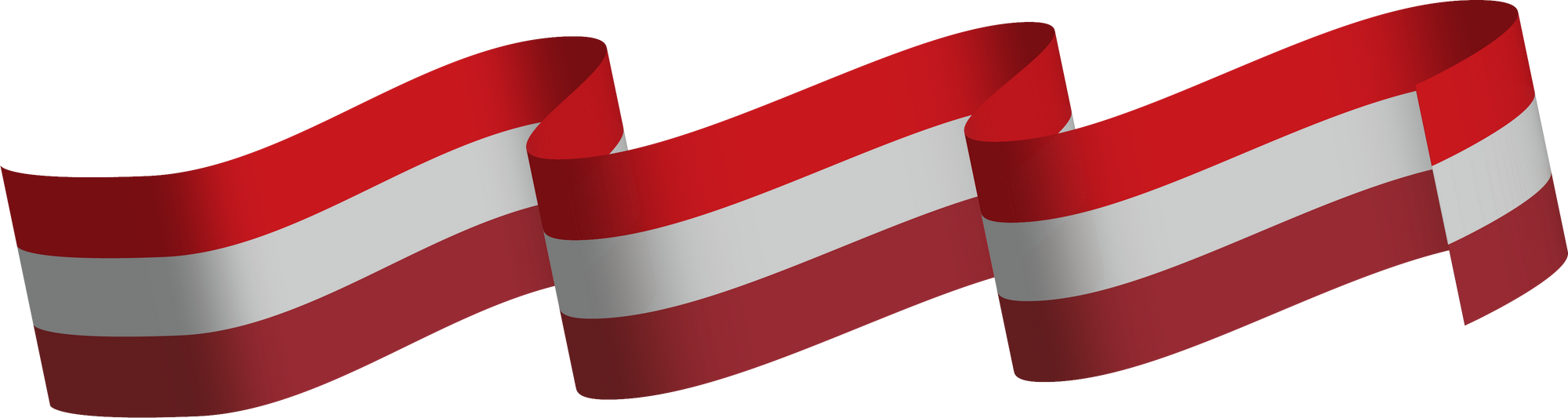 Peru flag ribbon